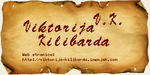 Viktorija Kilibarda vizit kartica